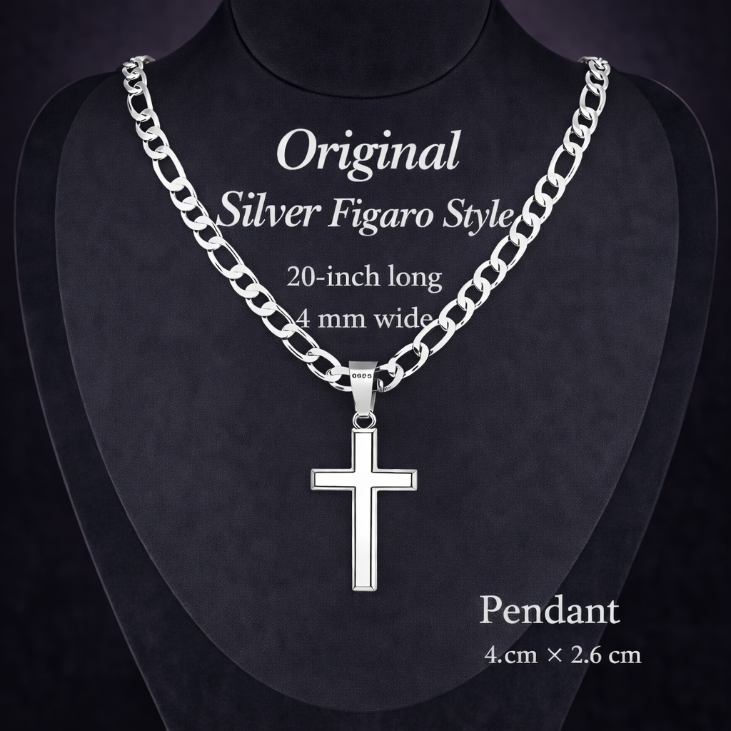 Ouro™  Stainless Steel Layered Cross