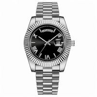 Ouro Regent Watch (Silver/Black)