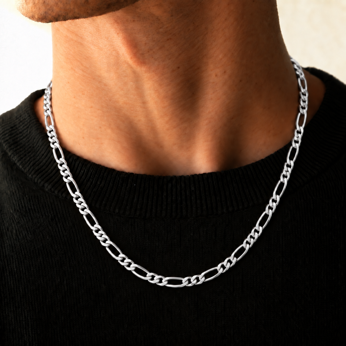 Figaro Chain (Silver) 6mm