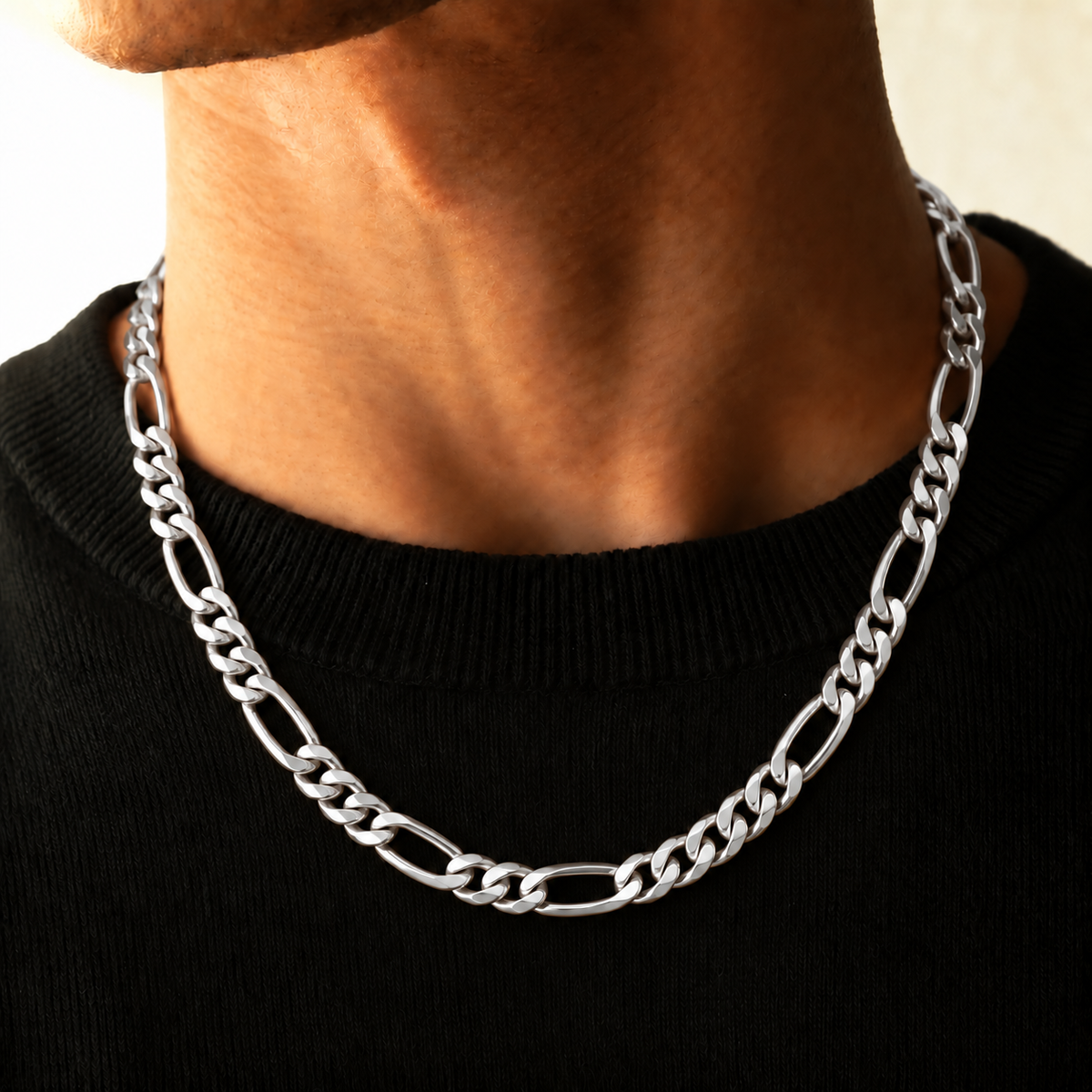 Figaro Chain (Silver) 10mm