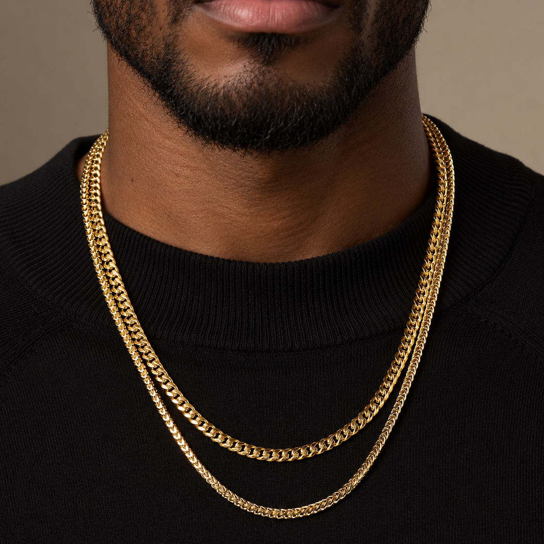 Cuban x Franco Chains (Gold)