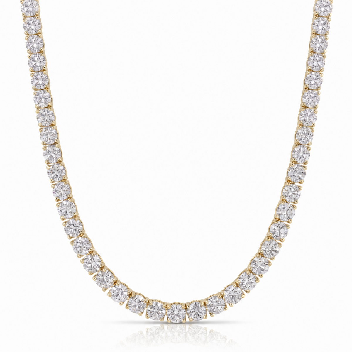 Women Tennis Chain (Gold) 5mm