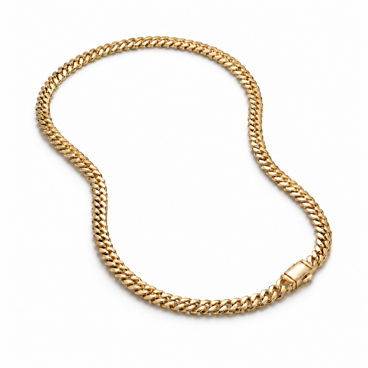 14K Gold Monaco Cuban Chain