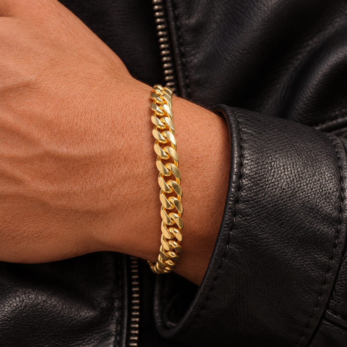 Cuban Bracelet (Gold) 8mm