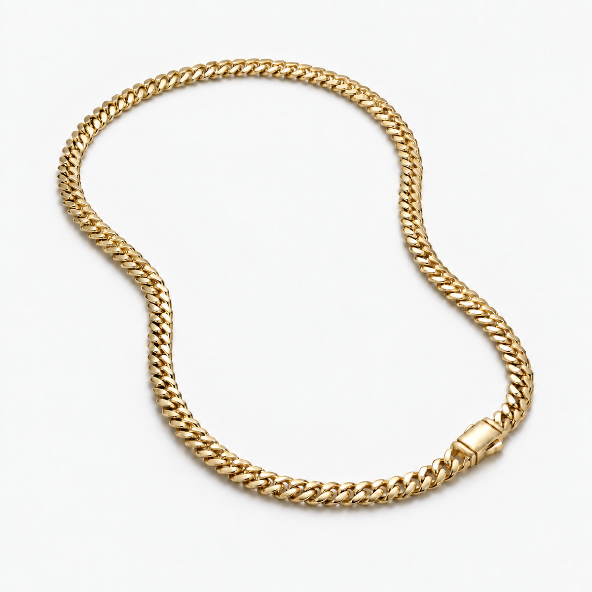 14K Gold Monaco Cuban Chain
