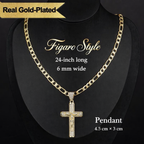Ouro™ 14k Gold-Plated Crucifix Chains