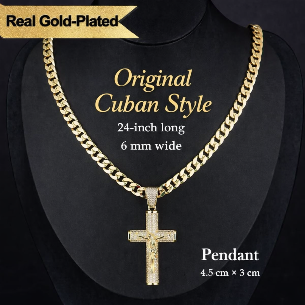 Ouro™ 14k Gold-Plated Crucifix Chains