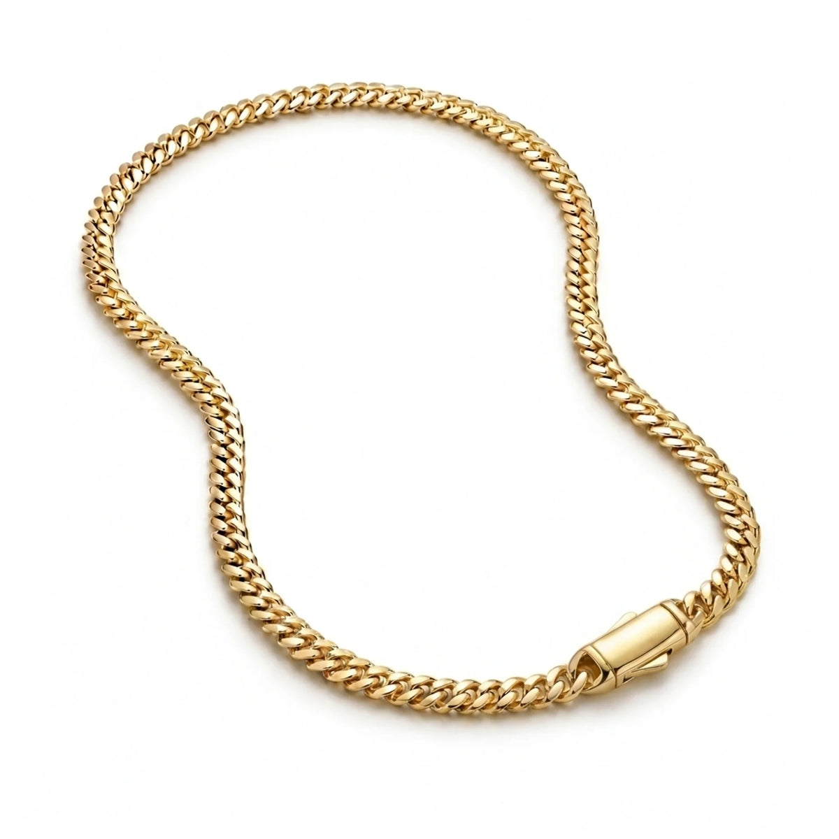 14K Gold Monaco Cuban Chain