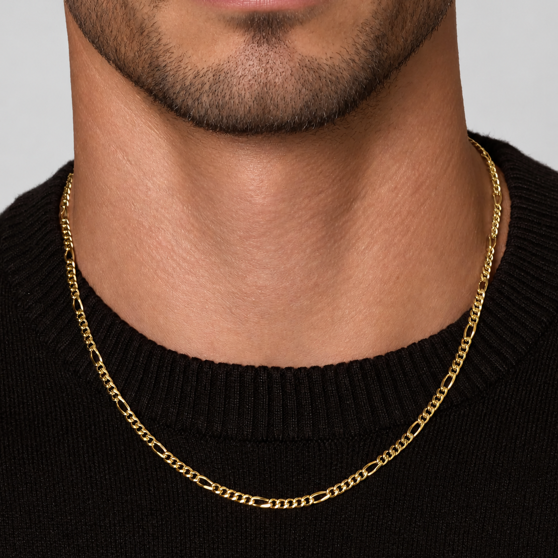 Figaro Chain (Gold) 4mm