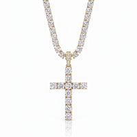 Tennis Crucifix (Gold)