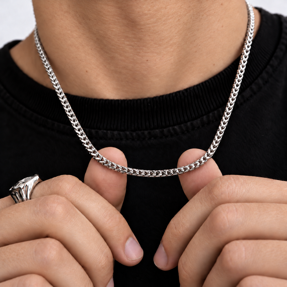 Franco Chain (Silver) 4mm