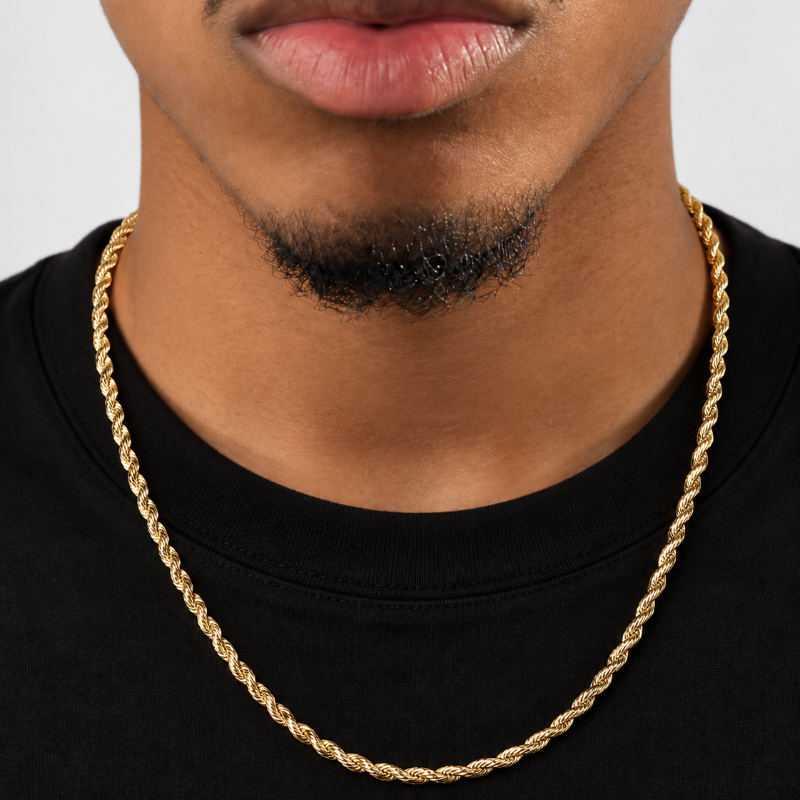 Rope Chain (Gold) 3mm