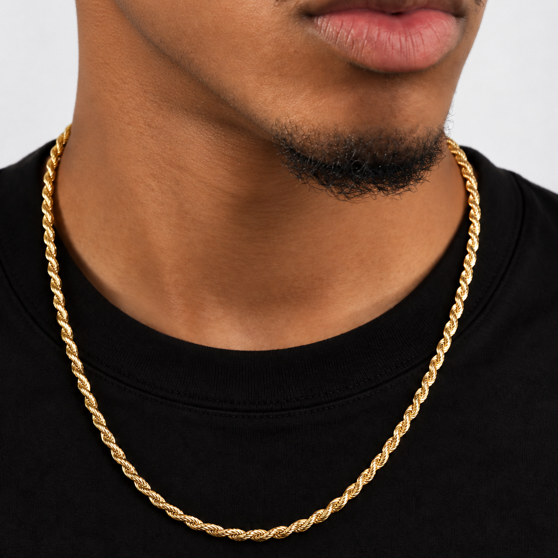 Rope Chain (Gold) 3mm