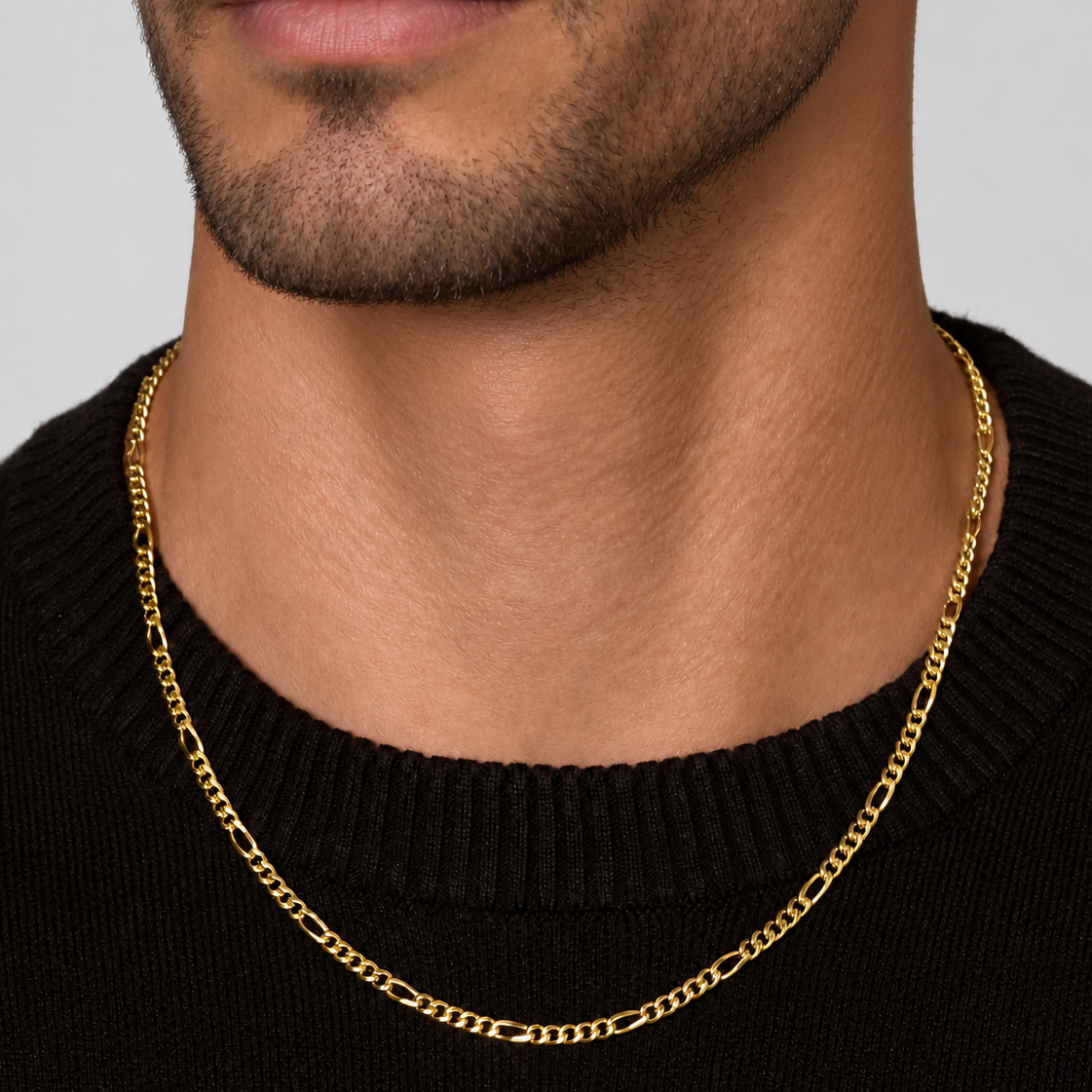 Figaro Chain (Gold) 4mm