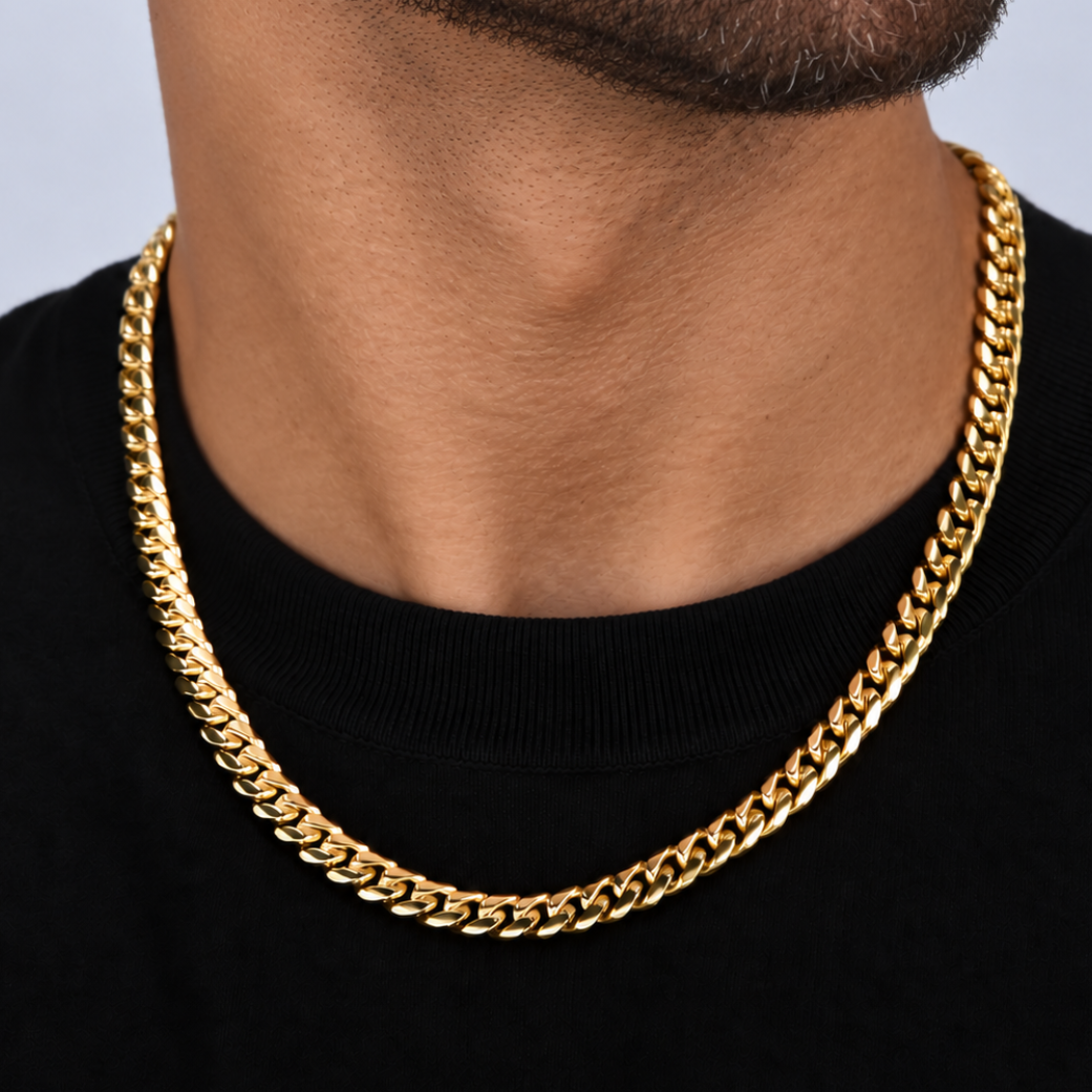 Cuban Chain (Gold) 8mm