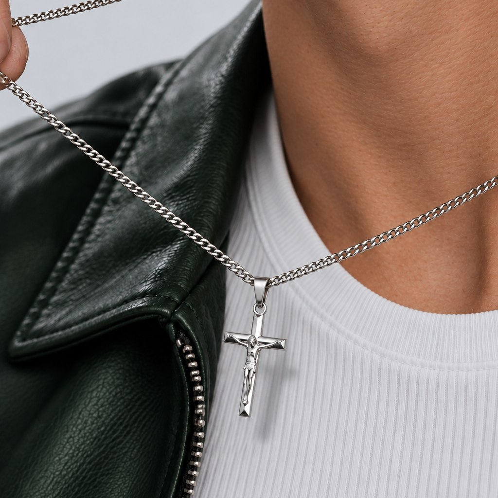 Vintage Crucifix (Silver)