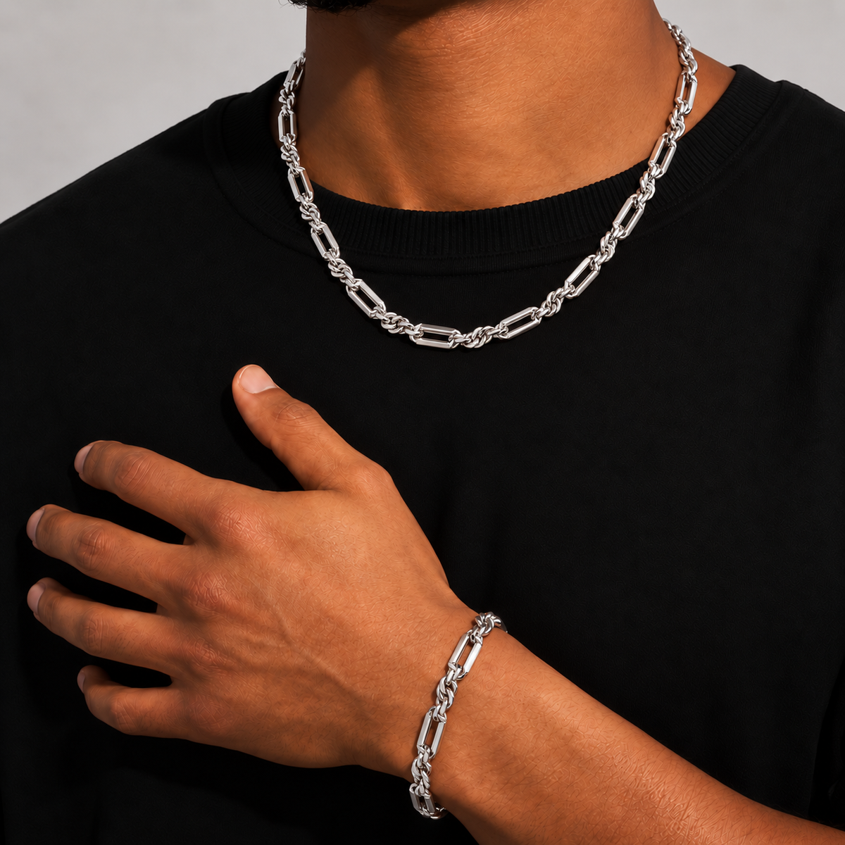 Milano-Rope Chain (Silver)