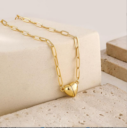 Ouro™ 14K Gold-Plated Heart Pendant Necklace