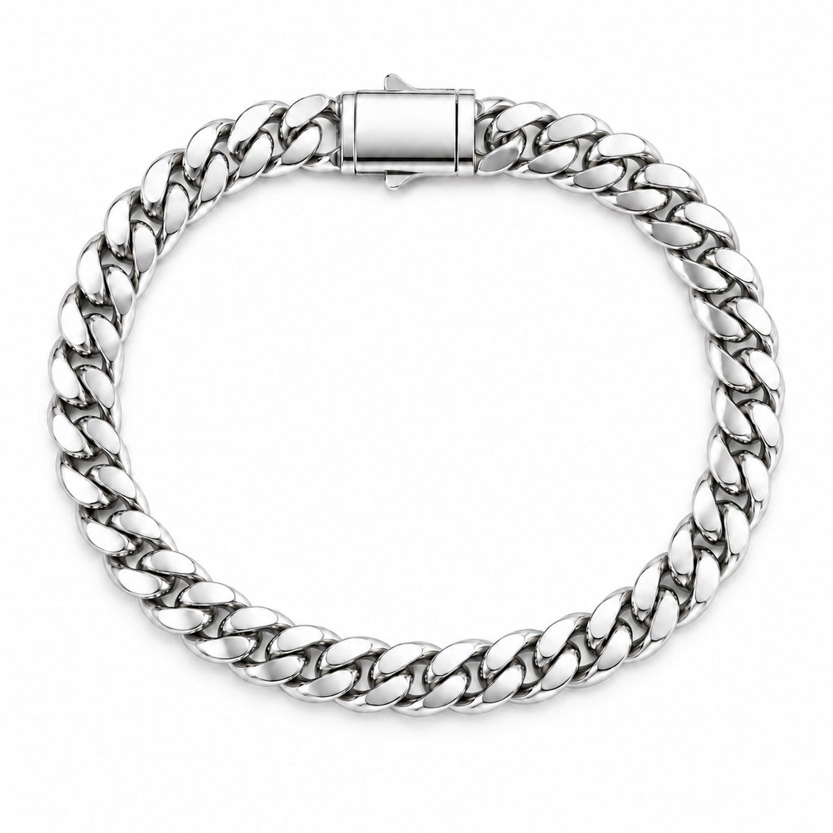 Monaco Cuban Bracelet (Silver)