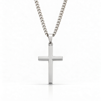 Silver Crucifix Chain