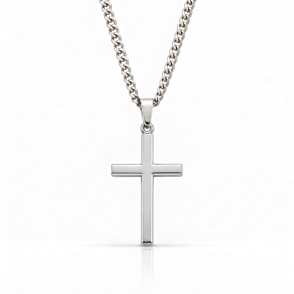 Silver Crucifix Chain
