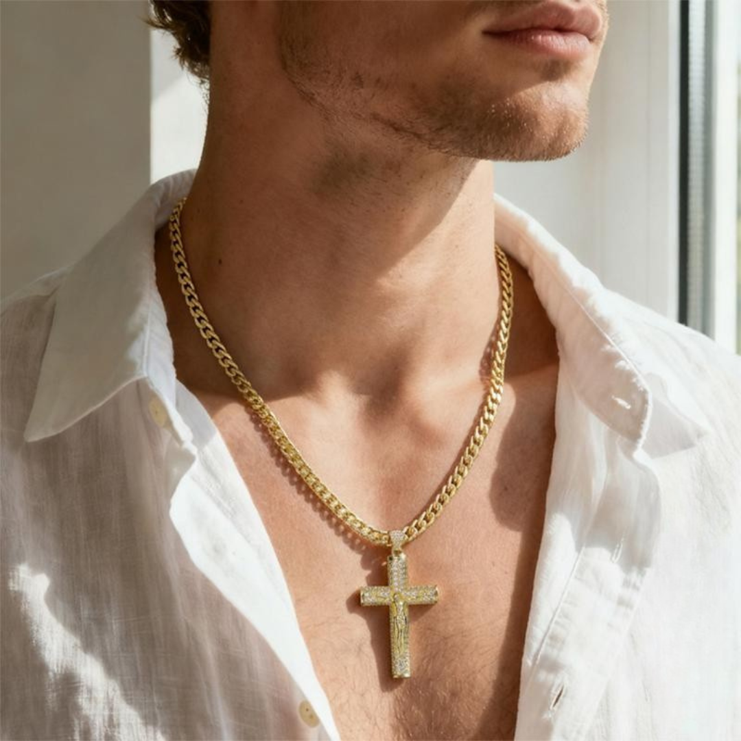 Ouro™ 14k Gold-Plated Crucifix Chains