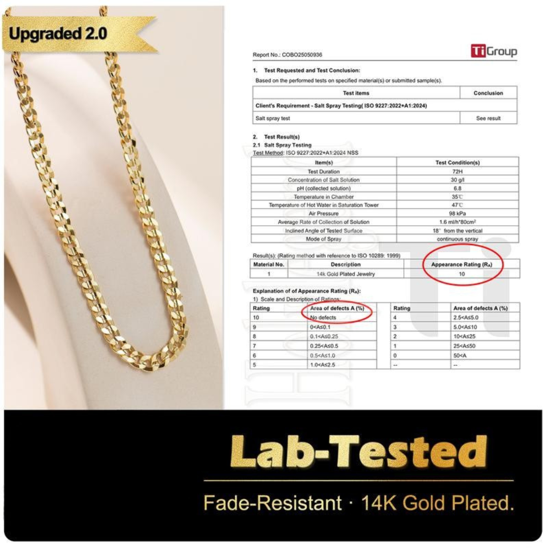 Ouro™ 14K Gold-Plated Monaco Cuban Chain