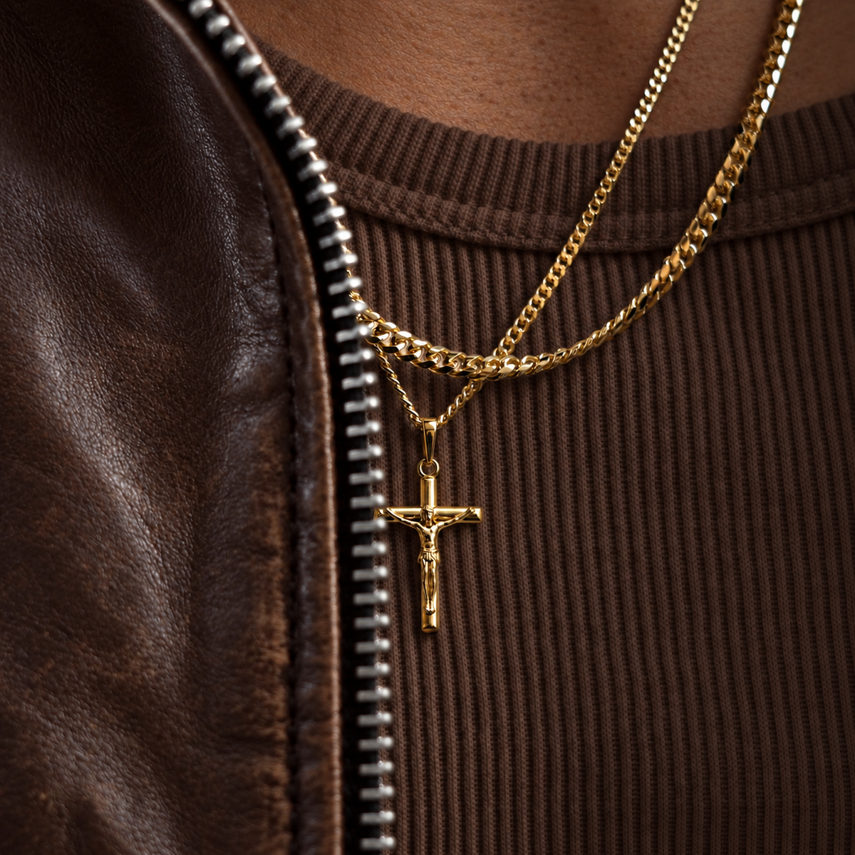 Vintage 14K Gold Crucifix