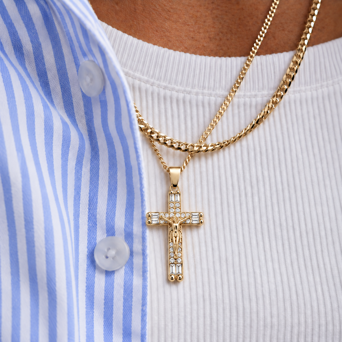 14K Basilica Crucifix