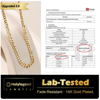 Ouro™ 14k Gold-Plated Crucifix Chain