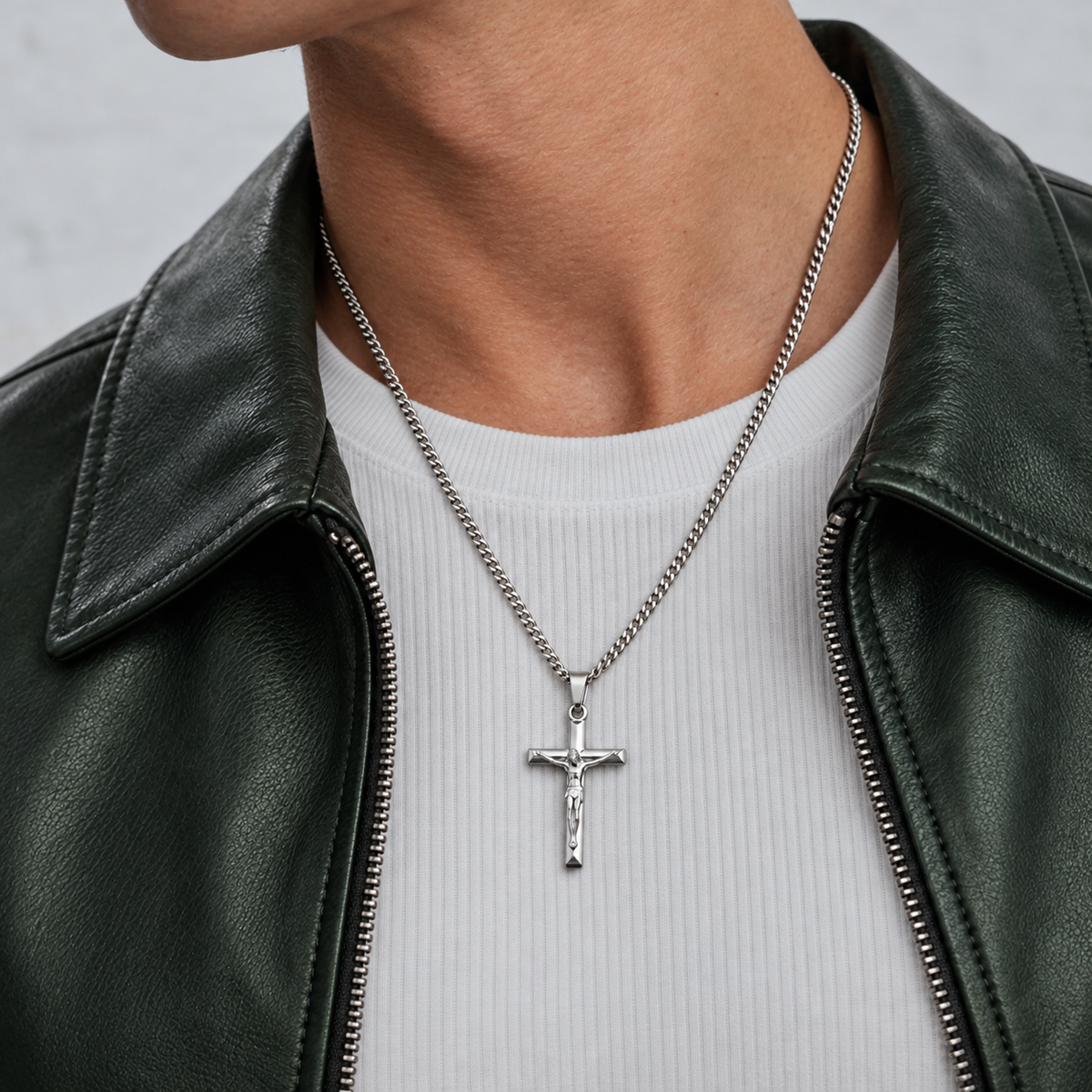 Vintage Crucifix (Silver)