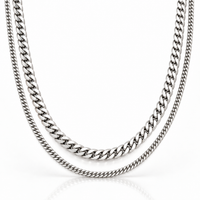 Cuban Chain Stack (Silver)
