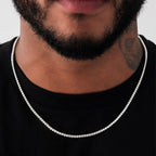 Micro Tennis Necklace - 14K Gold Plated