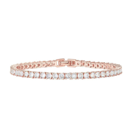 Diamond Tennis Bracelet | 14K Gold Plated