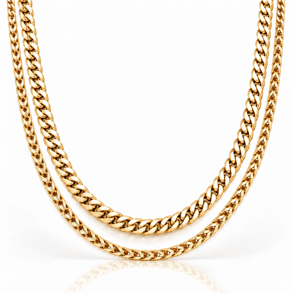 Cuban x Franco Chains (Gold)