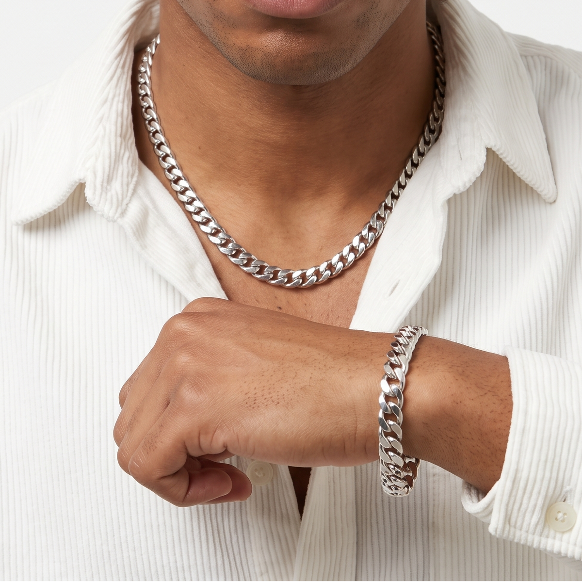 Monaco Cuban Chain (Silver)