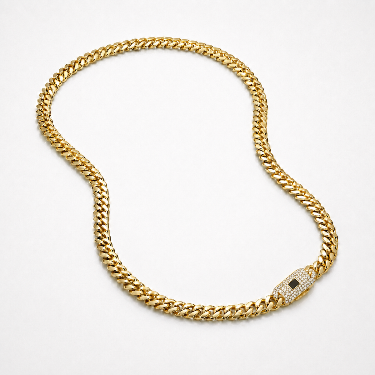 14K Gold Monaco Cuban Chain