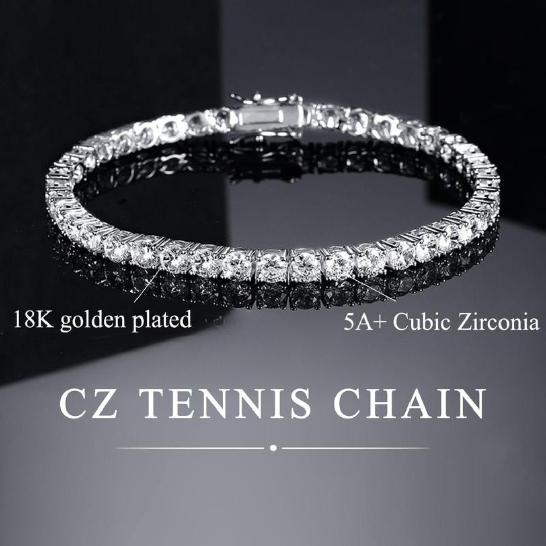 Ouro™ 14K Iced Tennis Bracelet