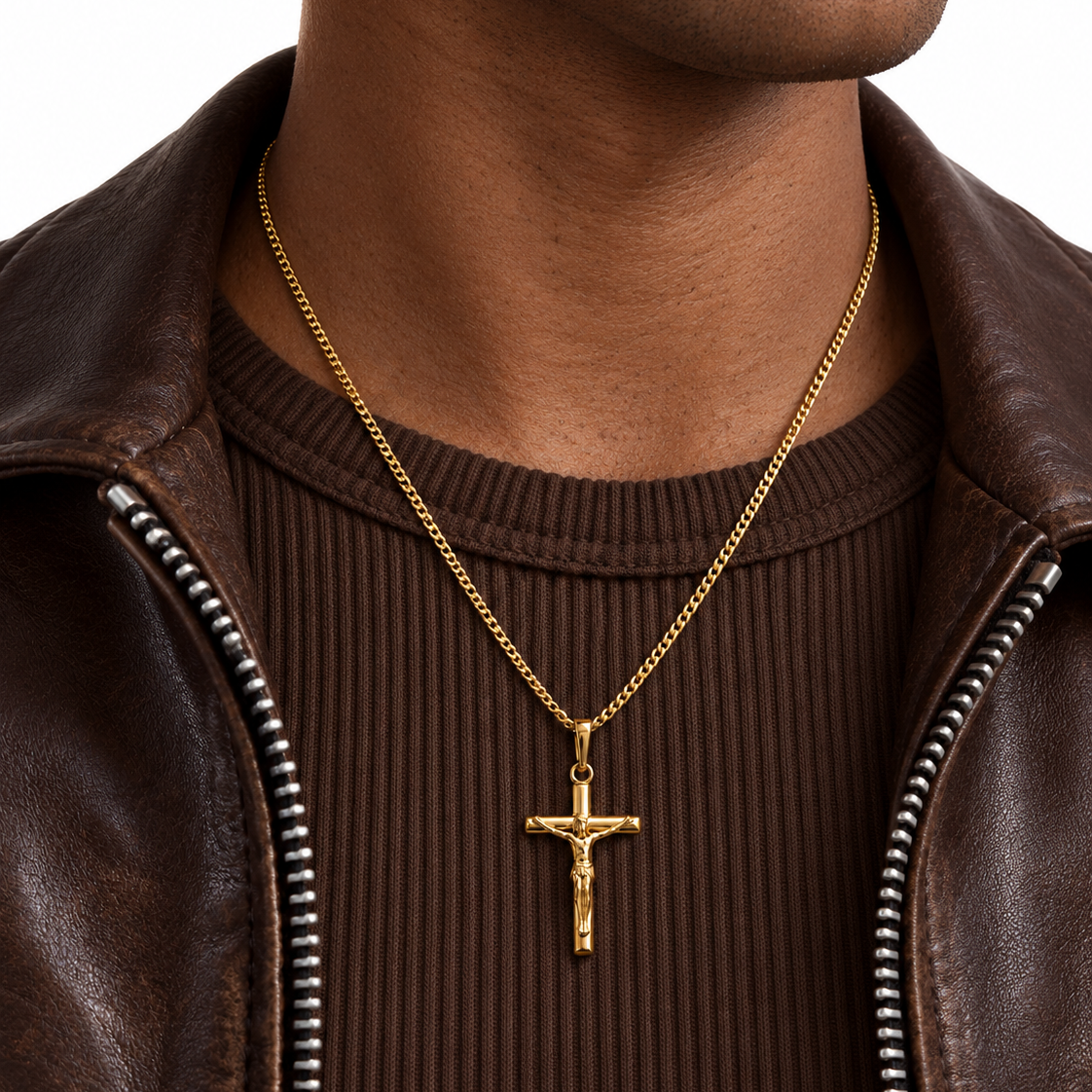 Vintage 14K Gold Crucifix