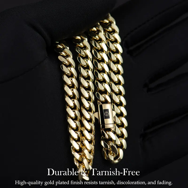 Ouro™ 14K Gold-Plated Monaco Cuban Chain