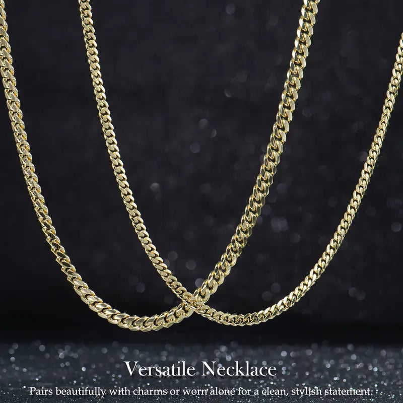 Ouro™ 14K Gold-Plated Monaco Cuban Chain