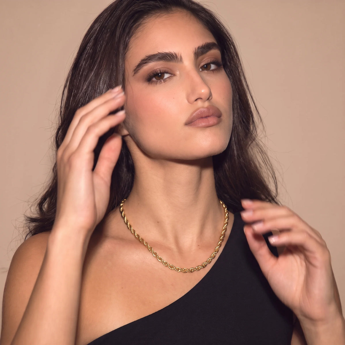 Women Rope Chain (Gold) 5mm