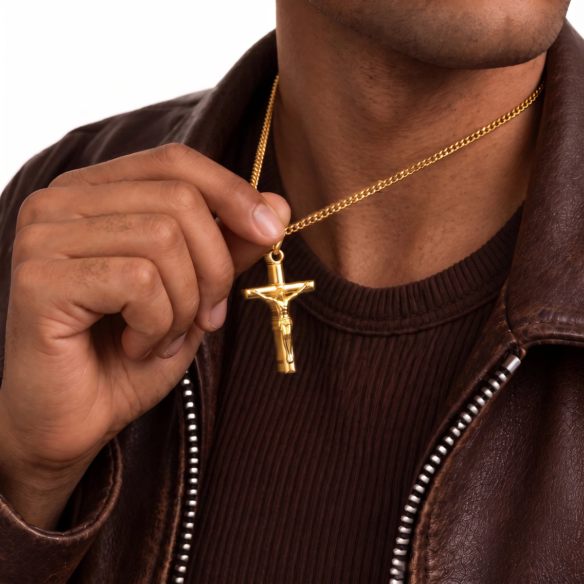 Vintage 14K Gold Crucifix