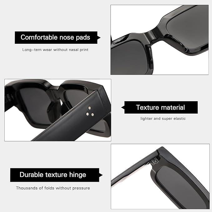 Retro Full-Rim Sunglasses