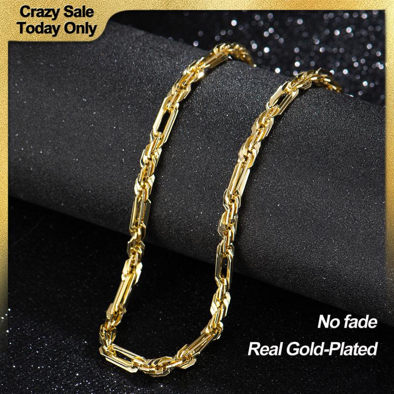 Ouro™ 14K Real Gold-Plated Milano Rope Chain