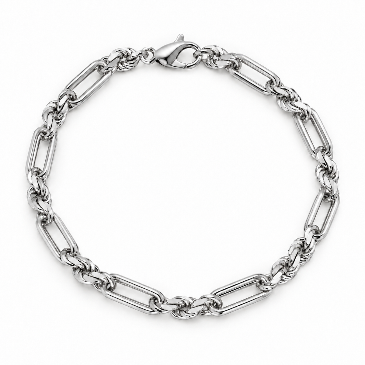 Milano-Rope Bracelet (Silver)