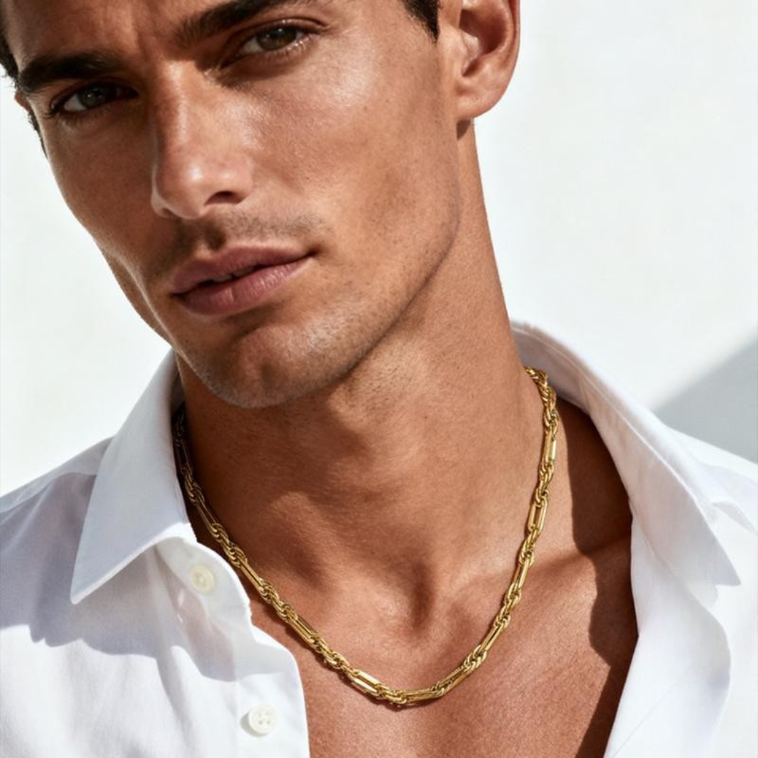 Ouro™ 14K Real Gold-Plated Milano Rope Chain