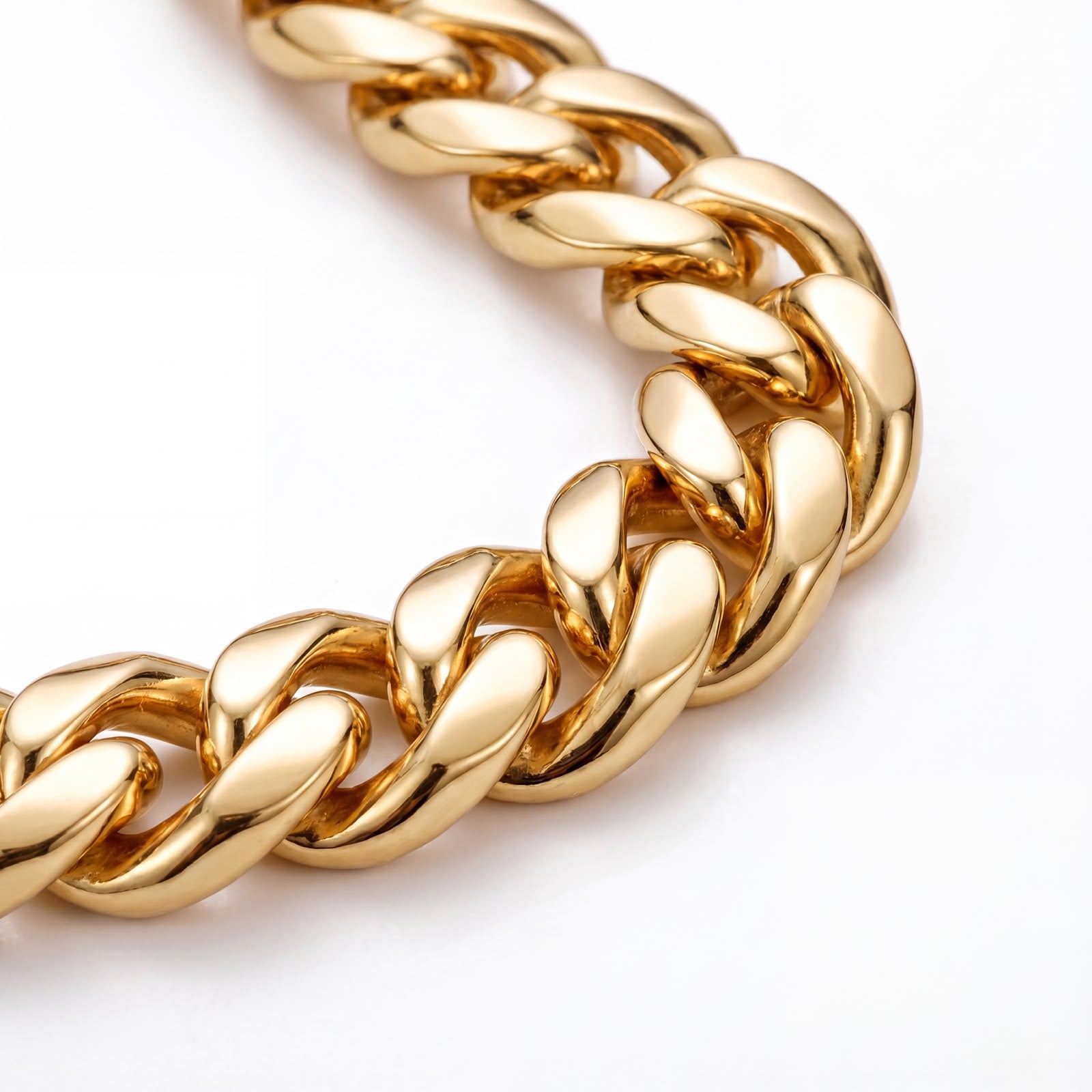 14K Gold Monaco Cuban Chain