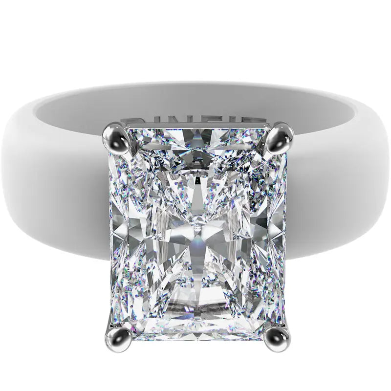 Ouro™  Emerald-Cut CZ Ring