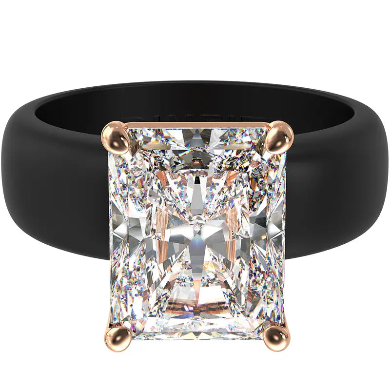 Ouro™  Emerald-Cut CZ Ring